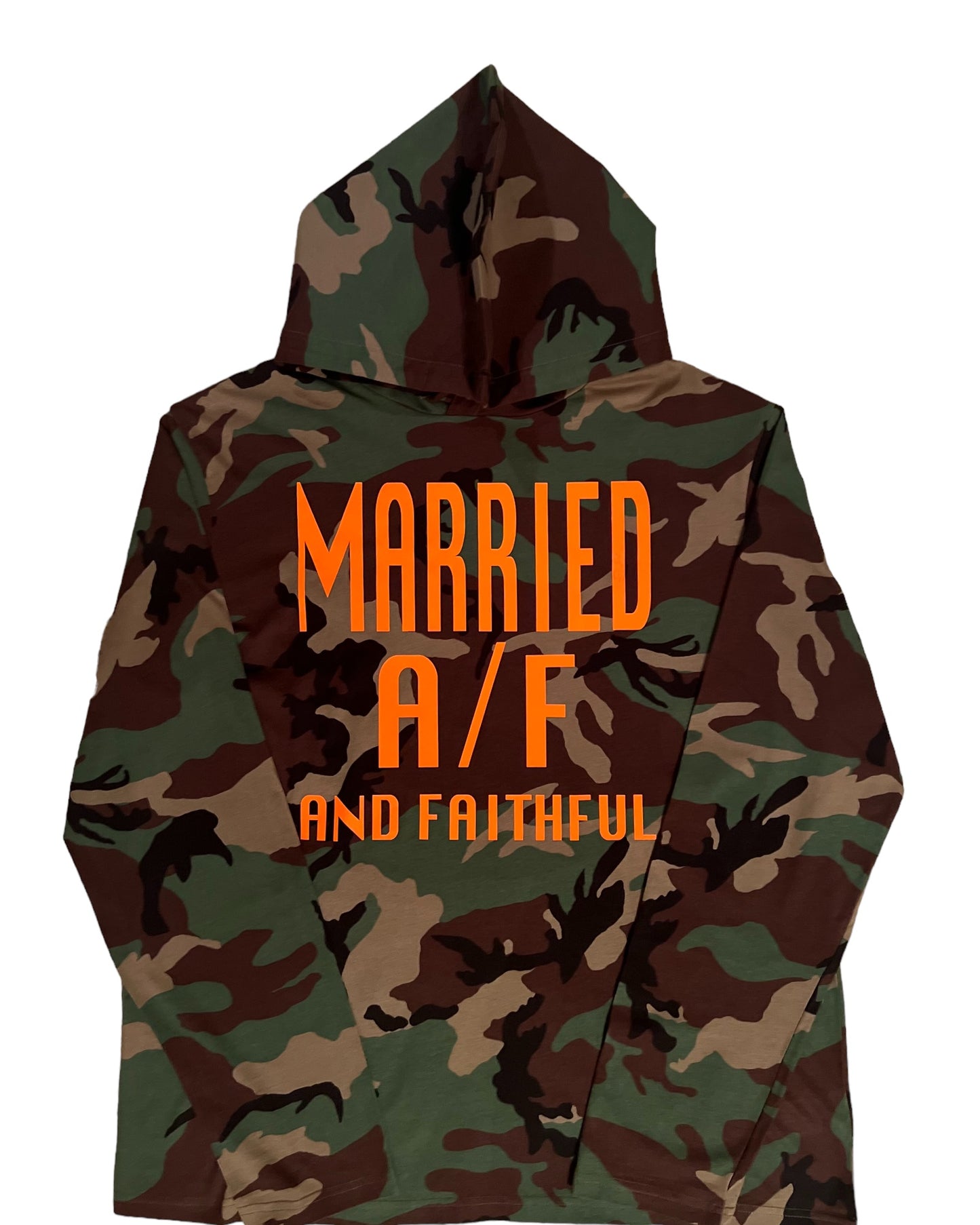 MARRIED Camo/Orange Highlighter (I'm Up They See Me I'm Down)