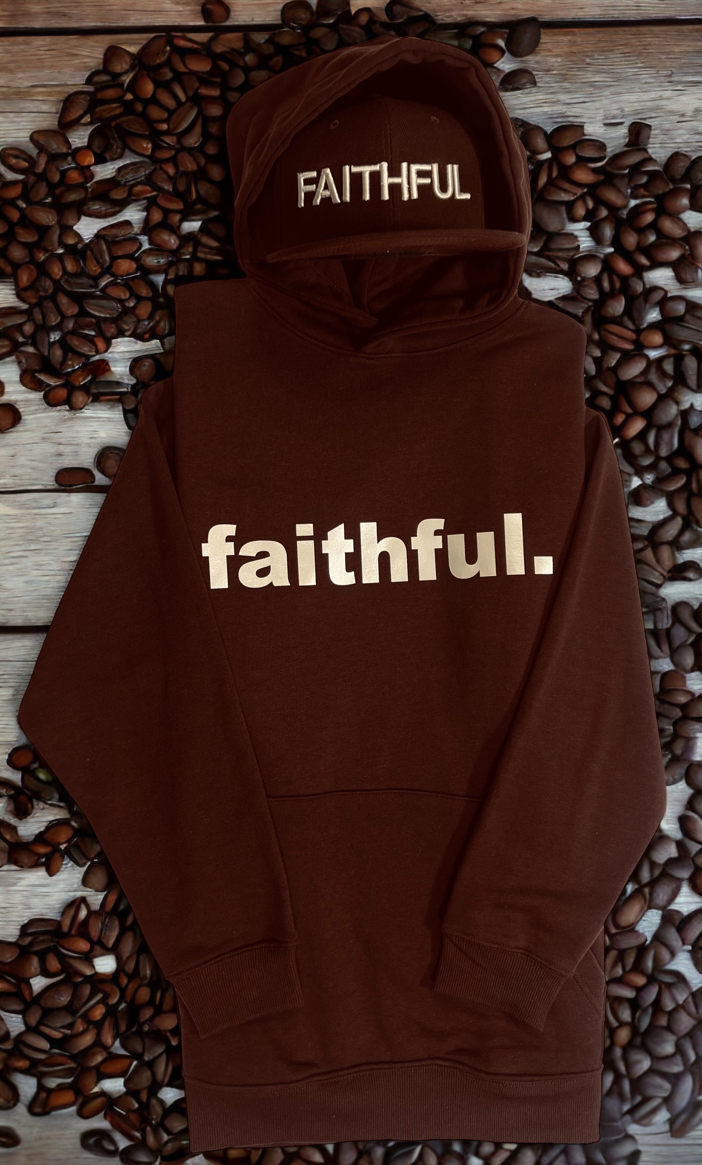 faithful. Coffee/Splash of Cream Hoodie