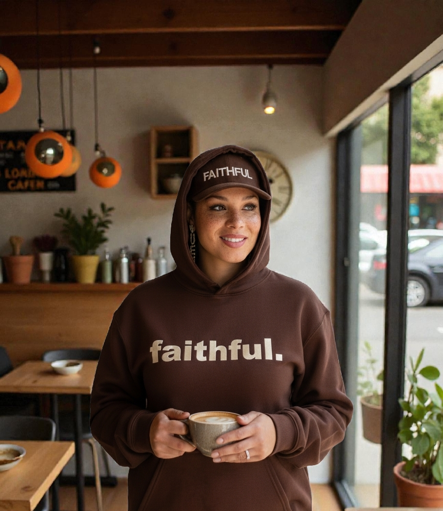 faithful. Coffee/Splash of Cream Hoodie